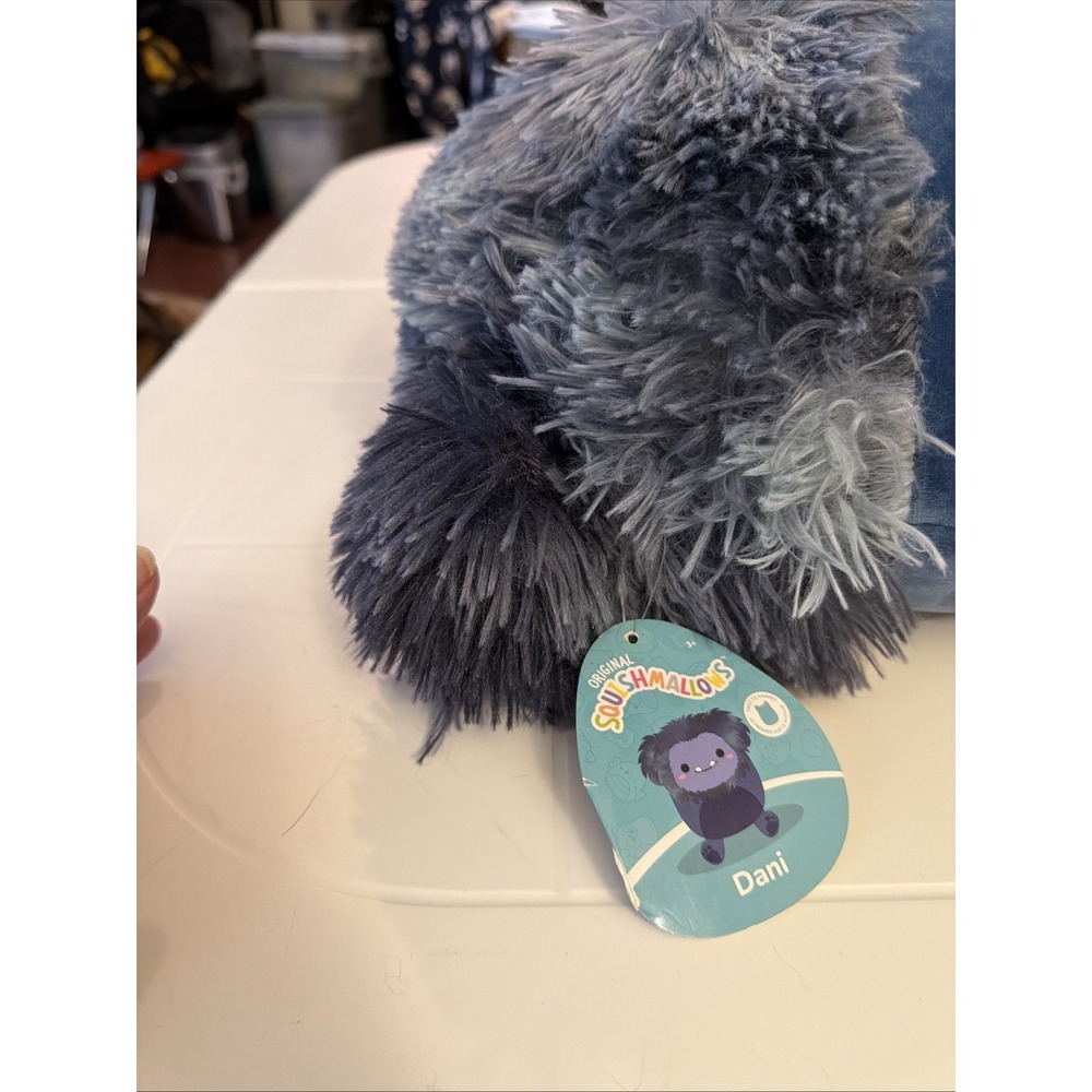 NWT Rare Squishmallow Dani Bigfoot Blue 12" Plush With Tags Stuffed Animal - Picture 5 of 8